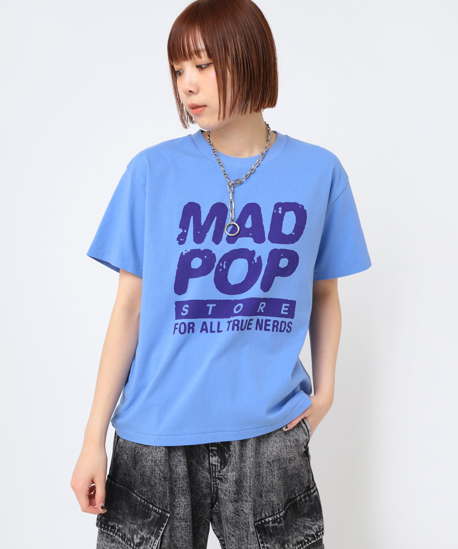 M2448 GEEK SHOPロゴベーシックT