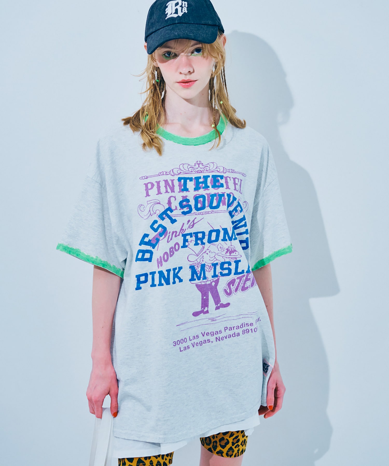 【PINK MOTEL】M2484 PMペイメントクレリックT